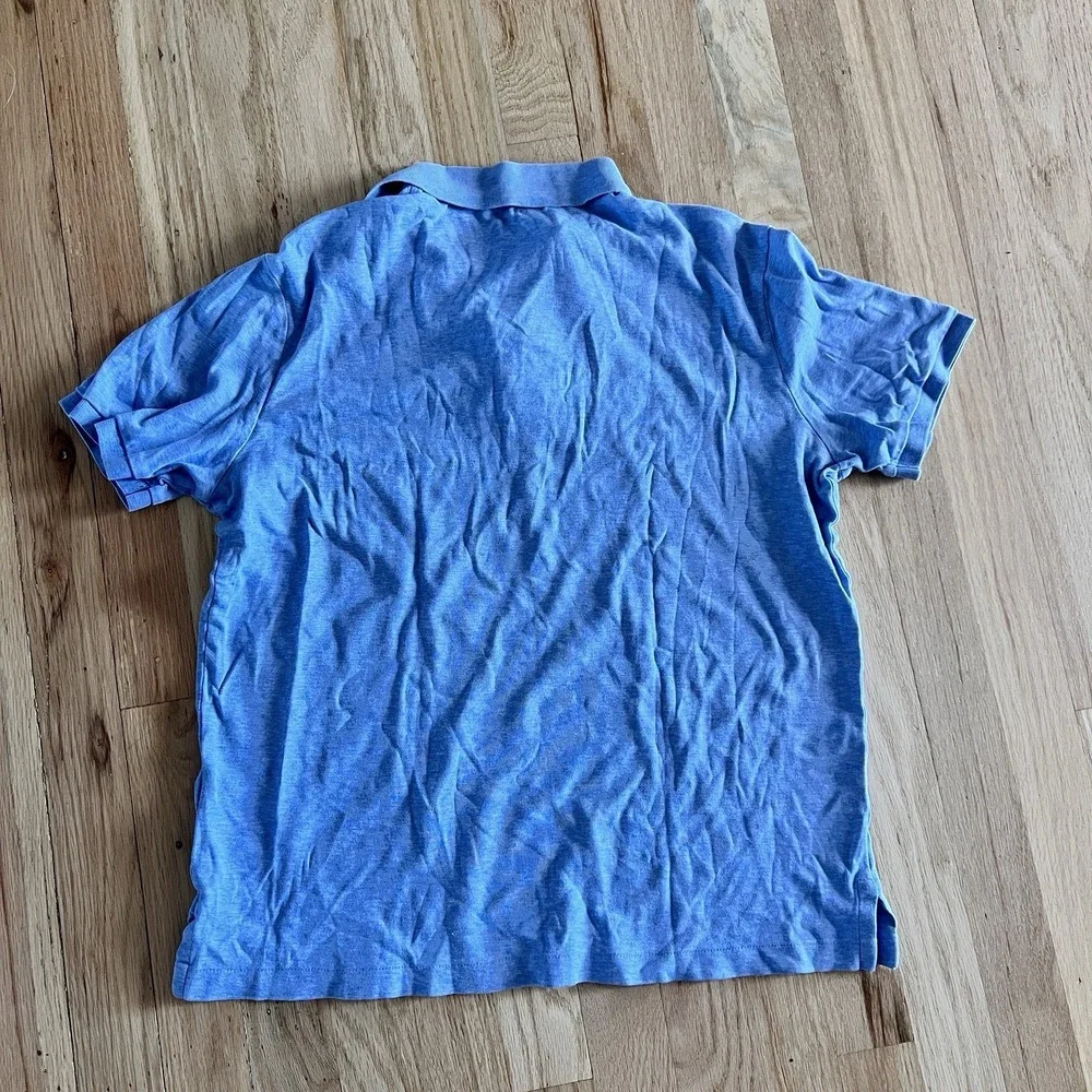 Polo Ralph Lauren Classic Fit light Blue Polo Shirt Small brown Pony Logo cotton